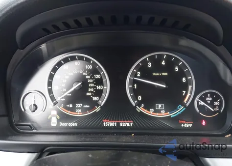 2013 BMW 550I из США, поврежденный, VIN WBAFR9C55DD226820